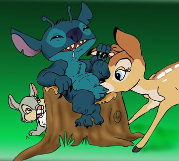 stitch and lilo naked lilo Highschool of the dead season 3