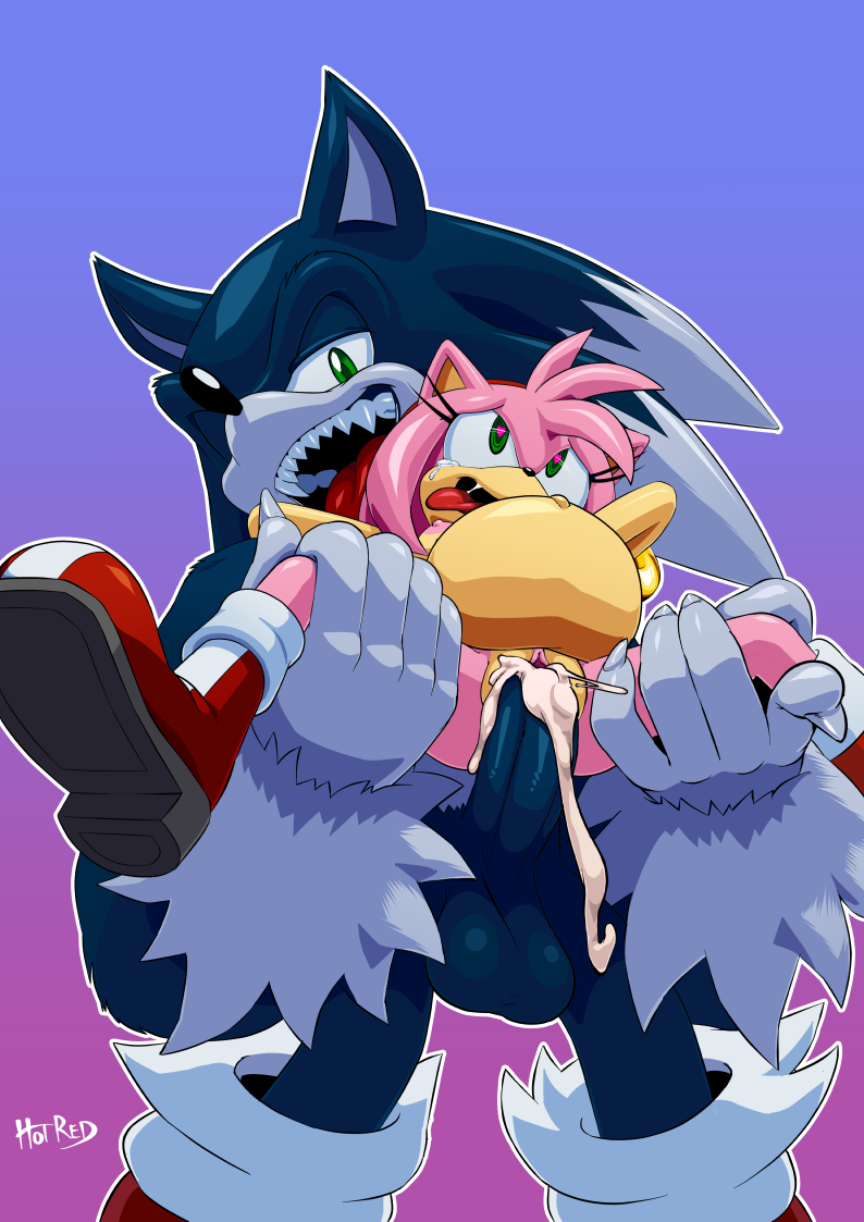 sonic and werehog the amy Elsa and anna