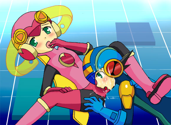 exe exe and megaman roll Princess battle of the planets