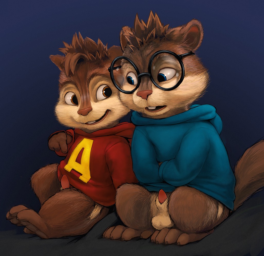 chipmunks alvin from eleanor and the Justice league unlimited fire and ice