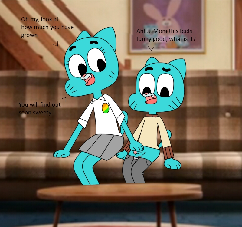 awesome gumball world of the Spooky's house of jumpscares porn