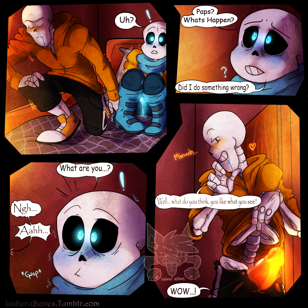 frisk x papyrus sans x Pale skinned star trek android